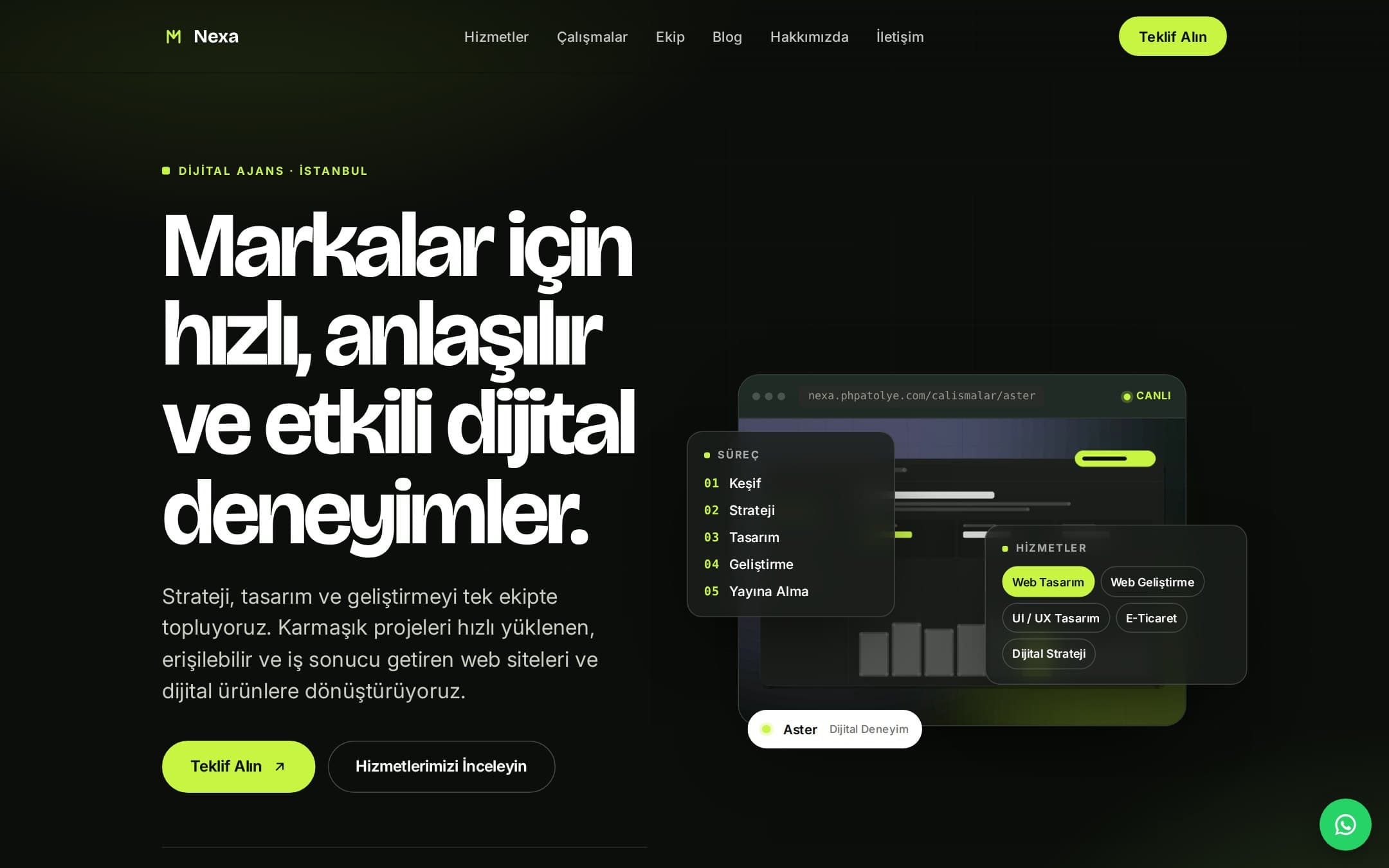 Nexa teması önizleme