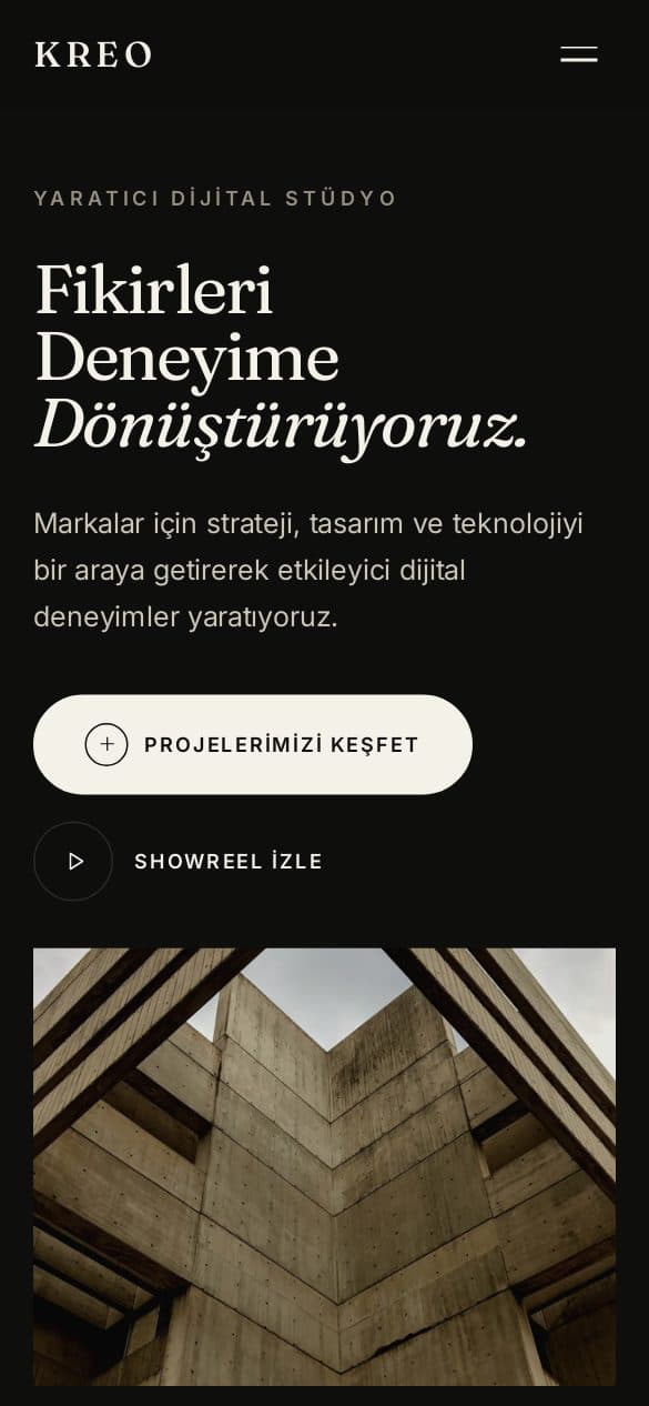 KREO — mobil görünüm